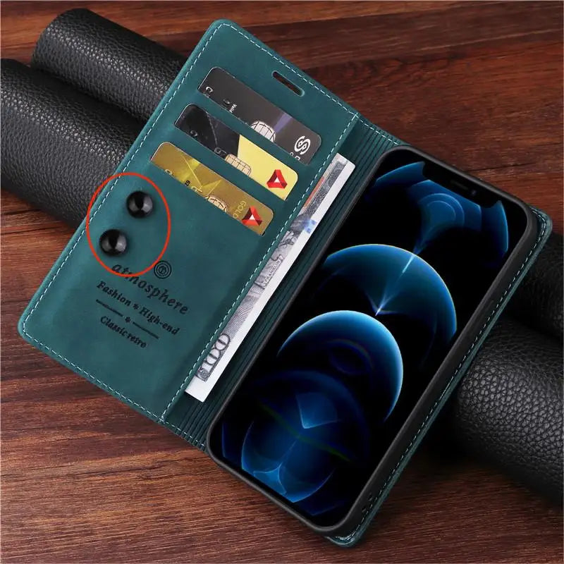 Retro Matte Luxury Flip Wallet Case For Xiaomi Poco X3 Pro M3 C3 C31 F3 PocoX3