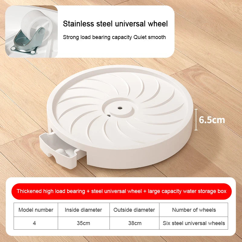 Heavy-Duty Plant Caddy with Hidden Wheels