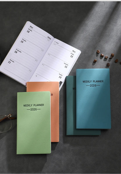 A6 Morandi Daily Planner & Weekly Organizer Notebook