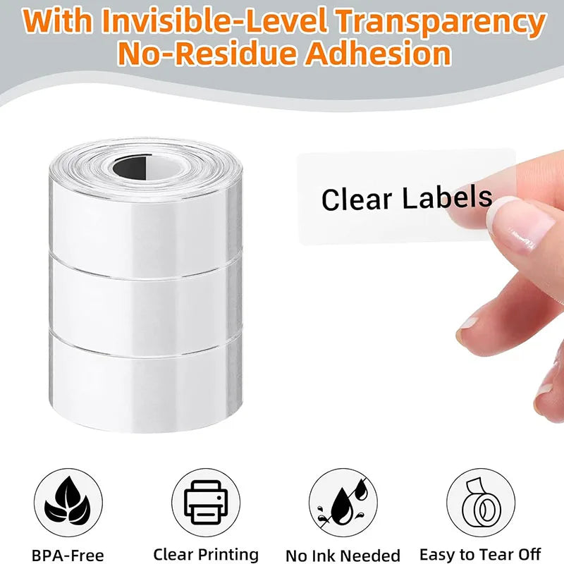 Transparent Thermal Label Roll