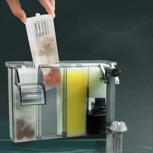 Wall-Mounted External Aquarium Filter System