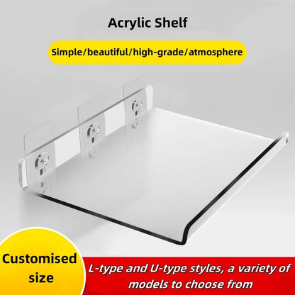 Wall-Mounted Acrylic Storage Rack