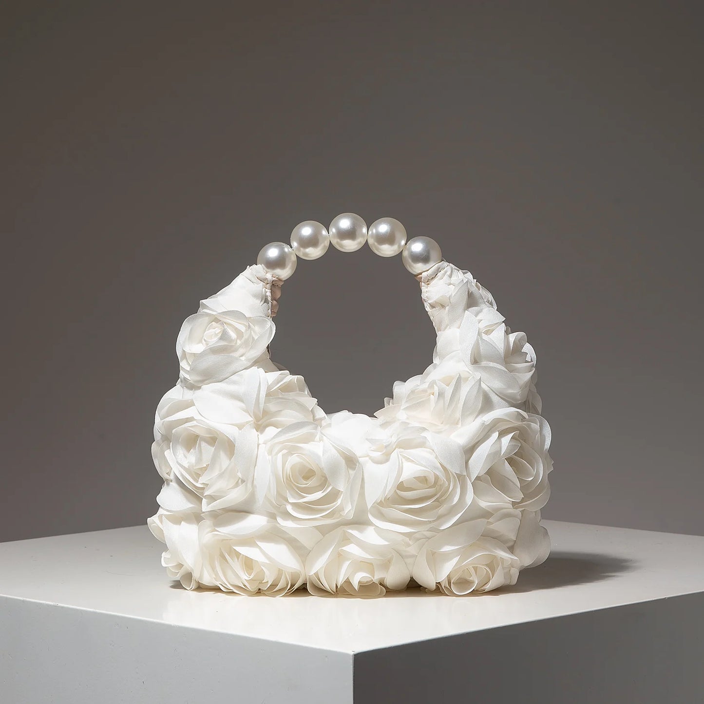 Floral Pearl Evening Party Handbag