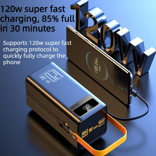 120W Fast Charging Portable Power Bank