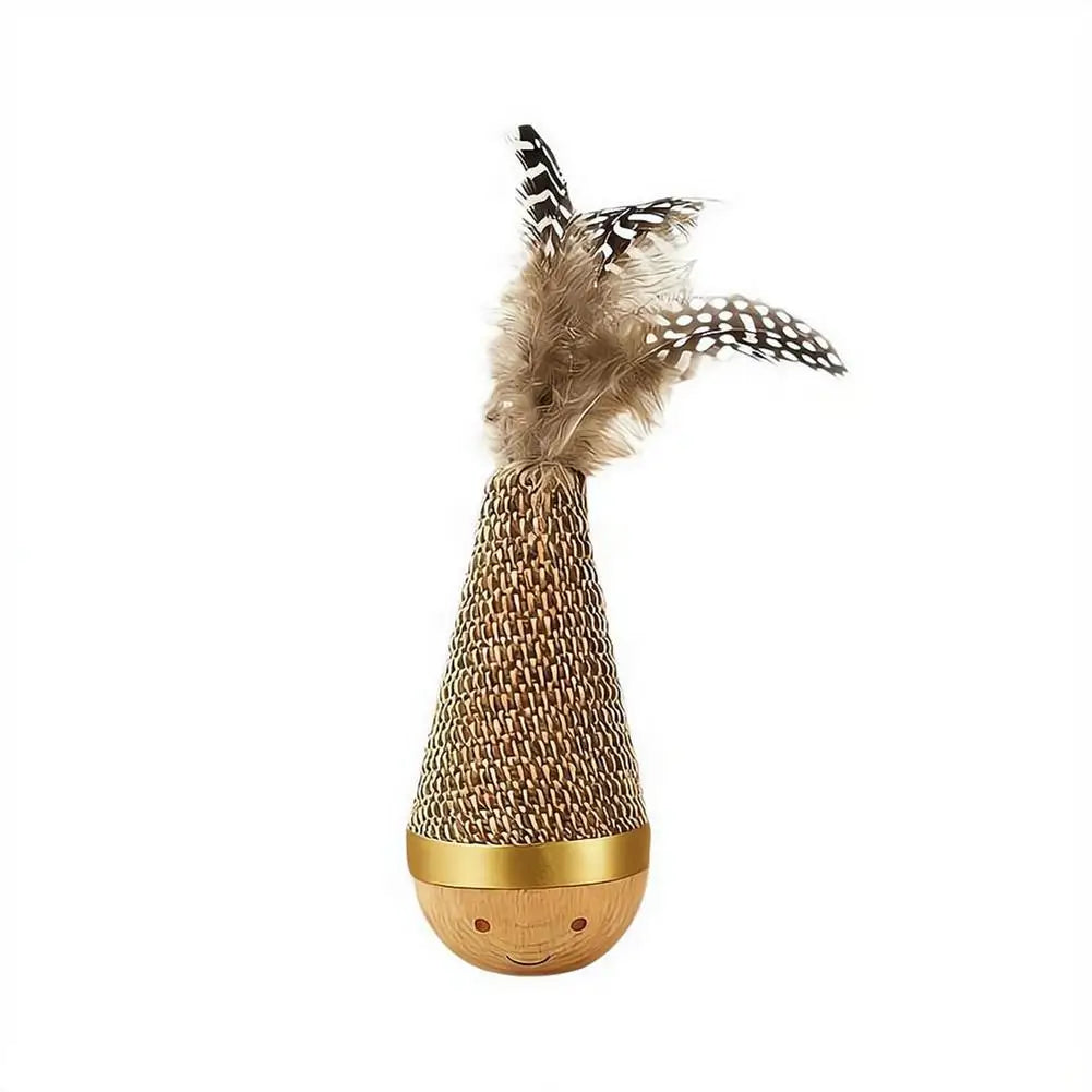 Feather Tumbler Interactive Cat Toy