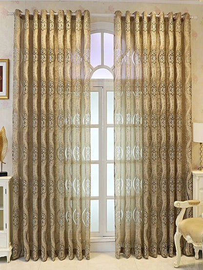 European Wave Blackout Decorative Curtain
