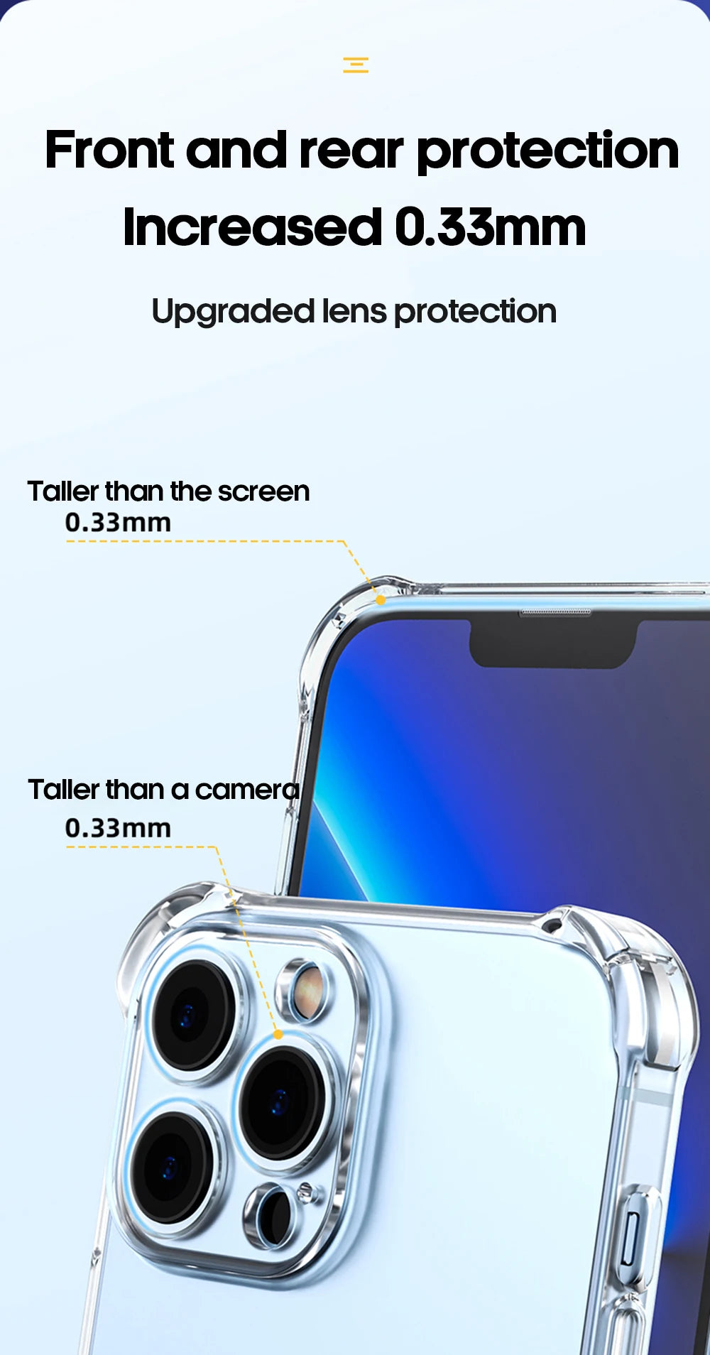 Clear Air Cushion iPhone Case