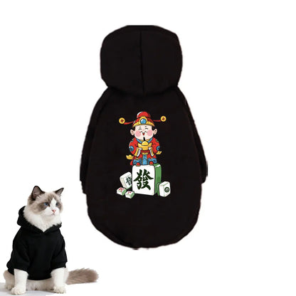 Pet Hooded Sweatshirt for Dogs & Cats