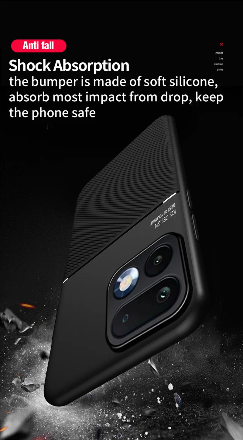 Magnetic PU Leather Shockproof Phone Case