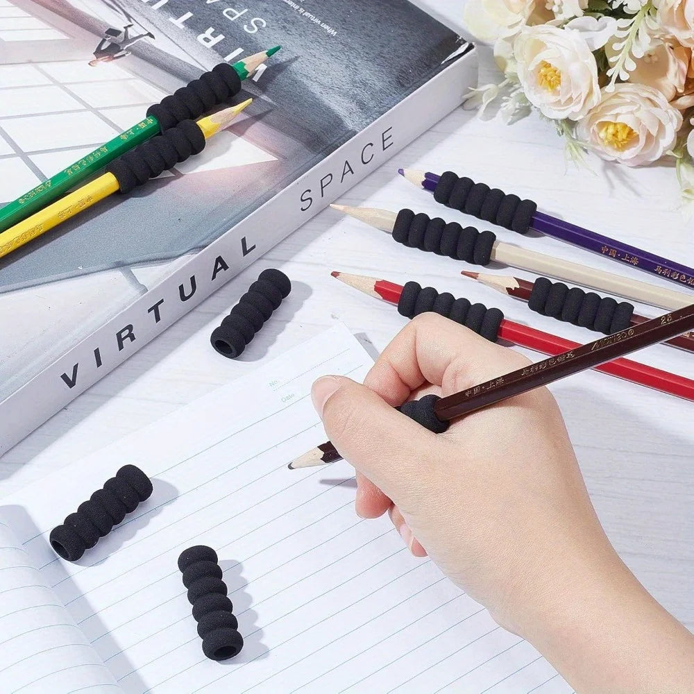 Foam Pencil Grip Set for Pens & Pencils