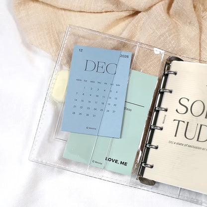 Monthly Calendar Cards for Traveler’s Notebook