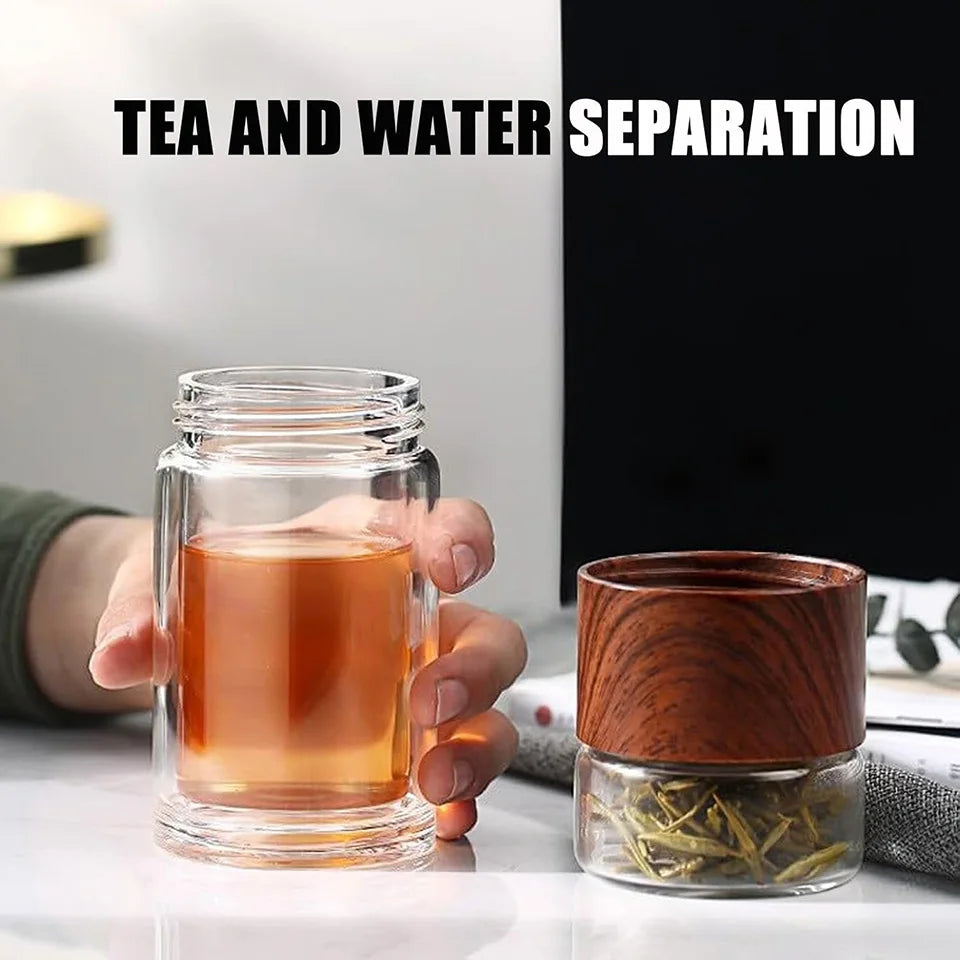 240ml Glass Tea Infuser Bottle
