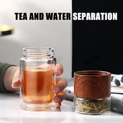 240ml Glass Tea Infuser Bottle