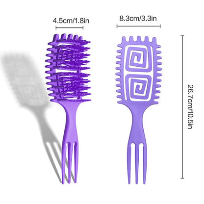 Curly Hair Detangling Brush with Scalp Massage