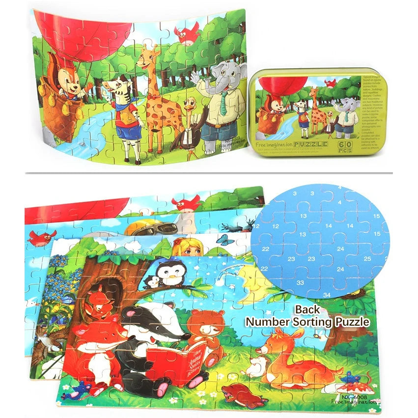 Animal Jigsaw Puzzle for Kids