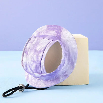 Pet Sun Hat with Ear Holes
