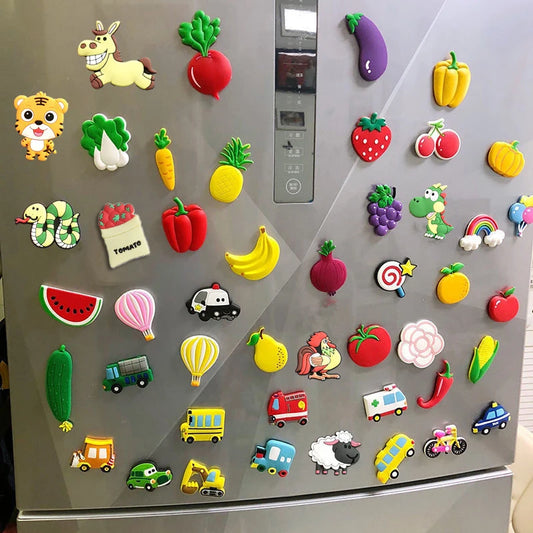 1 Set PVC Cute Fridge Magnet