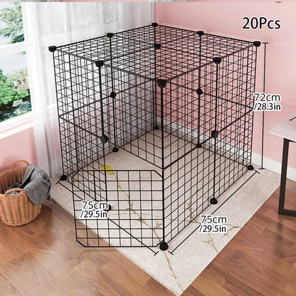 Modular Wire Pet Playpen & Indoor Dog Enclosure