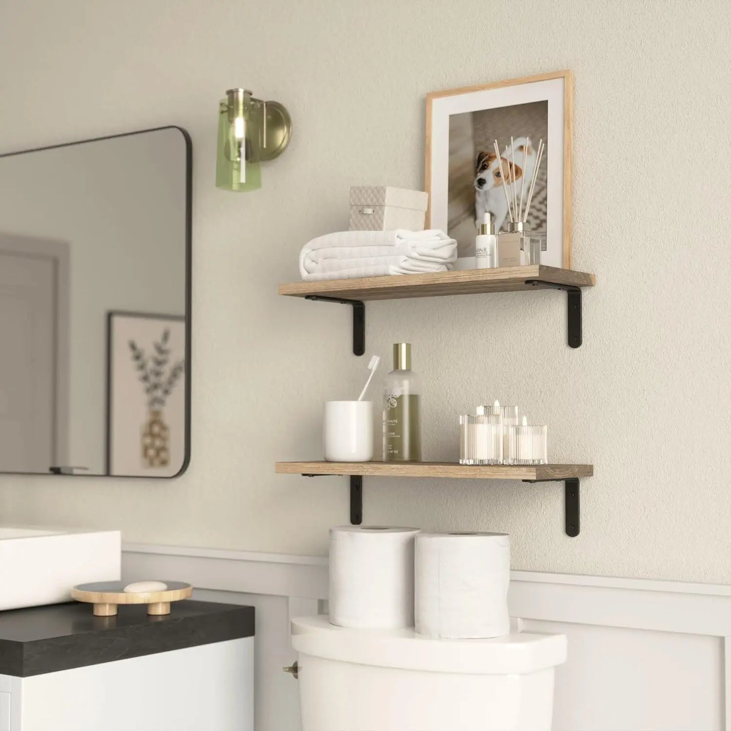 Wooden Wall Floating Shelves