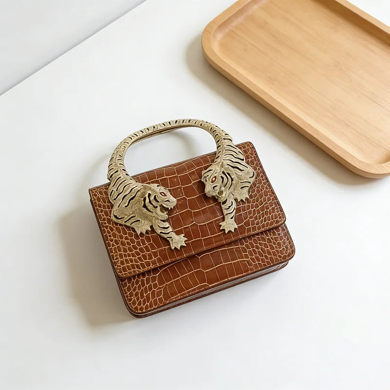 Vintage Mini Top Handle Crossbody Bag