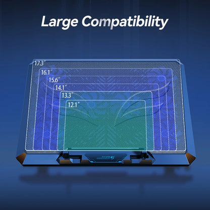 F12L 12-Fan Laptop Cooling Pad