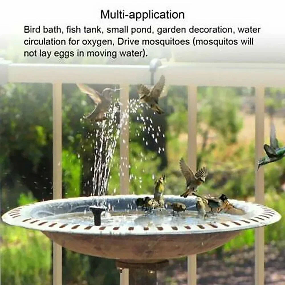Solar Powered Floating Fountain Pump