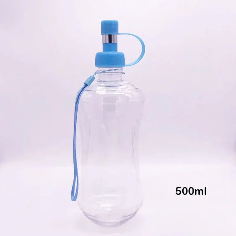 Portable Pet Water Bottle with Built-In Drinking Bowl