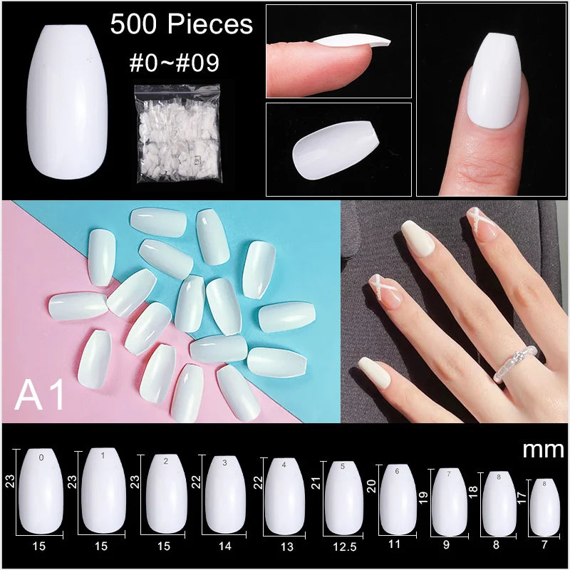 Full Cover False Nail Tips