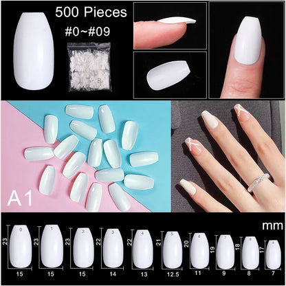 Full Cover False Nail Tips