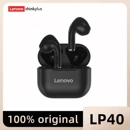 Original Lenovo lp40 Bluetooth Earphones With Microphone