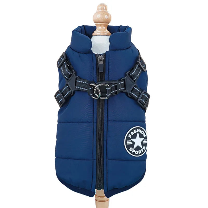 Waterproof Dog Winter Harness Coat