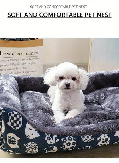 Orthopedic Plush Pet Sofa Bed