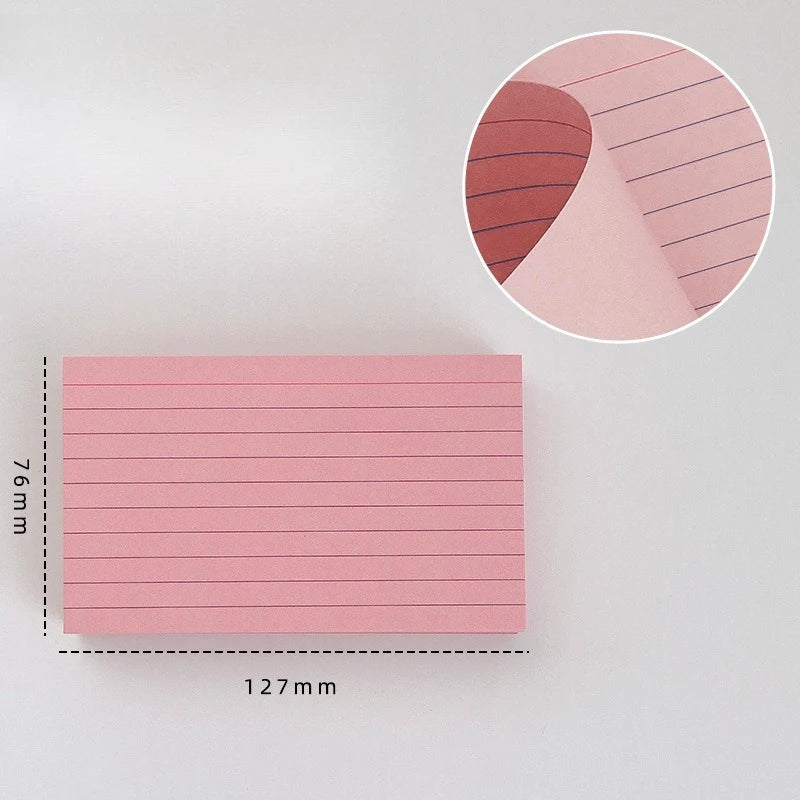 Colorful Index Flash Cards for Studying & Memorization