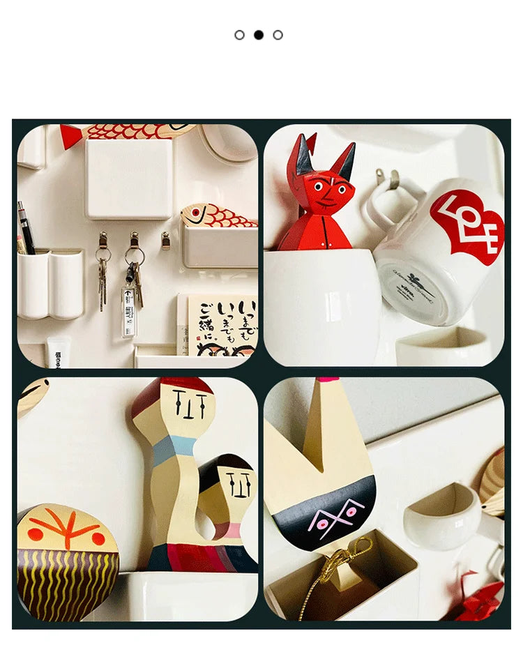 Wall-Mounted Modular Storage Organiser Board