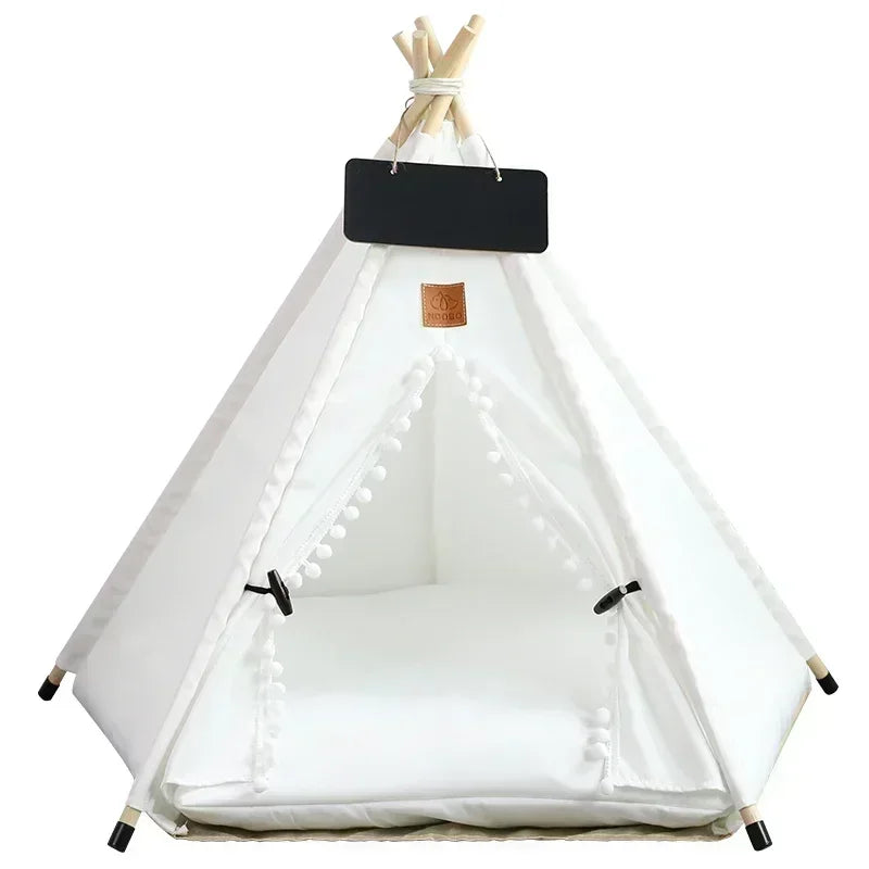 Pet Teepee Tent House with Cushion