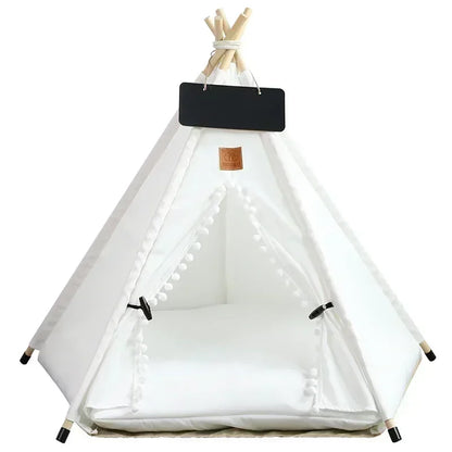 Pet Teepee Tent House with Cushion
