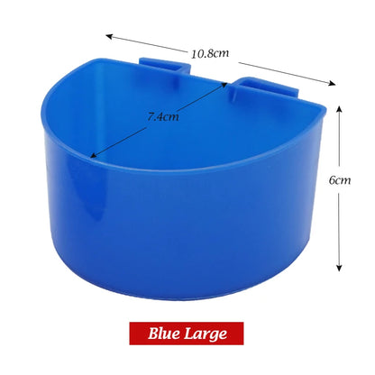 Plastic Bird Feeder Bowls for Cage
