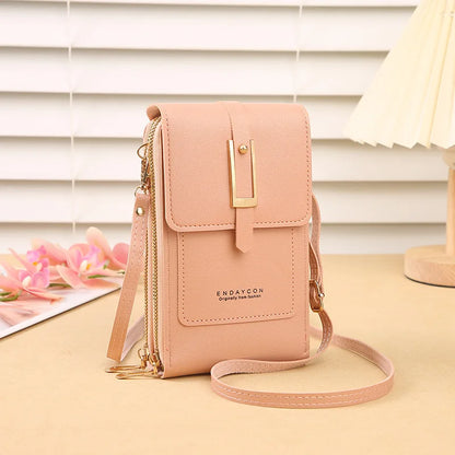 Touchscreen Phone Crossbody Wallet Bag