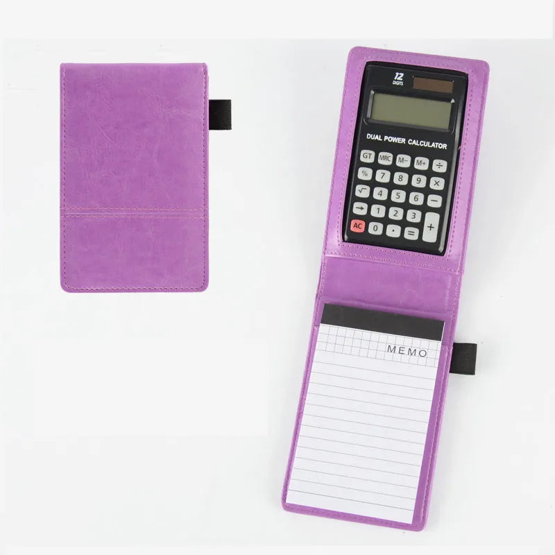 A7 Business Organizer Notebook with Calculator & Sticky Notes