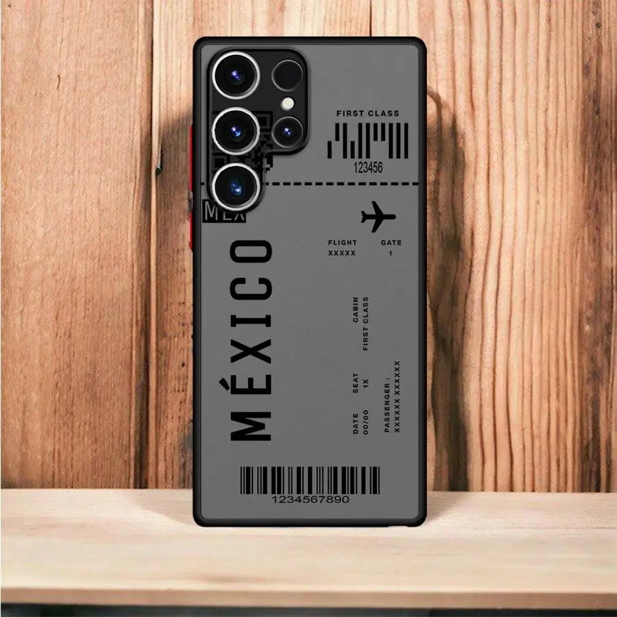 Samsung Galaxy Case Travel Tickets