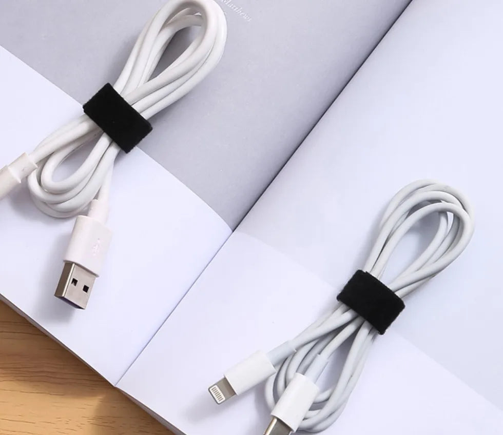 Reusable Velcro Cable Organizer Roll