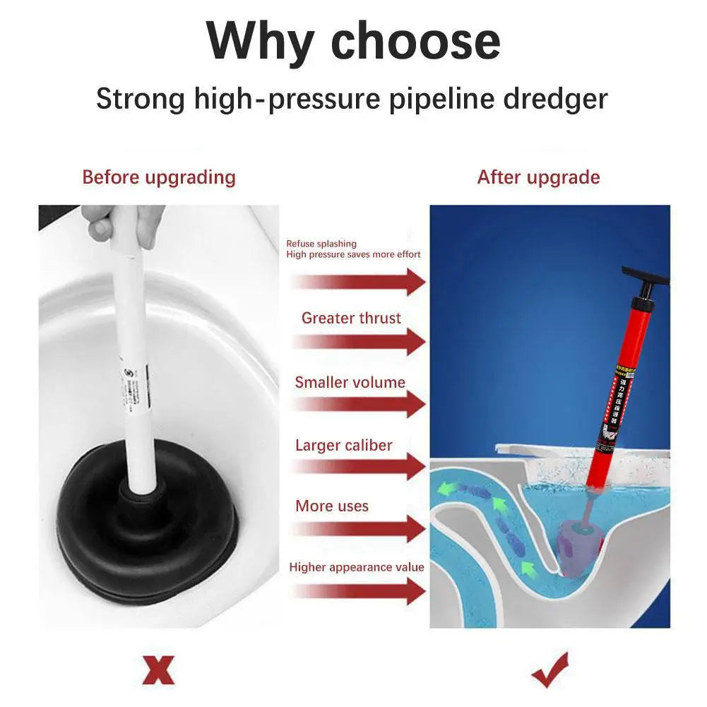 High Pressure Toilet Drain Plunger