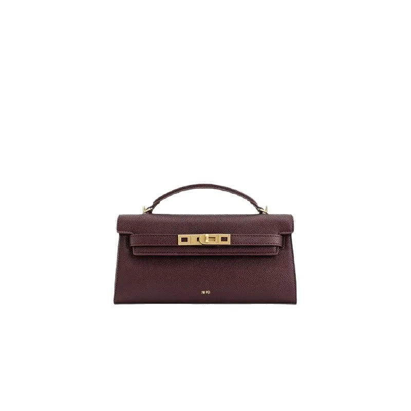 Crocodile Pattern Top Handle Satchel