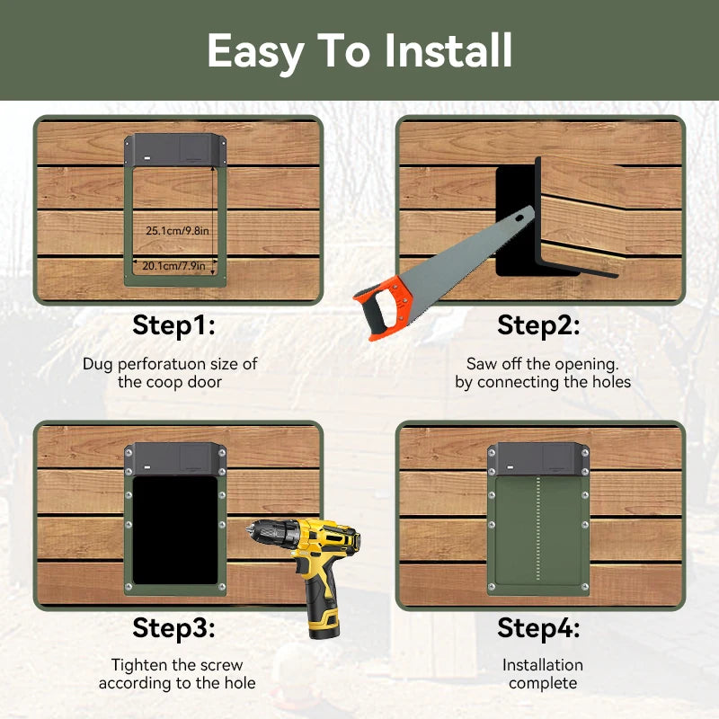 Automatic Chicken Coop Door Opener