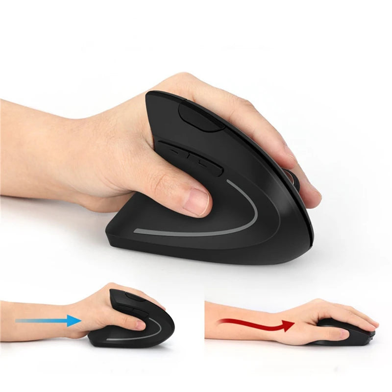 Vertical Bluetooth & 2.4G Ergonomic Computer Mouse