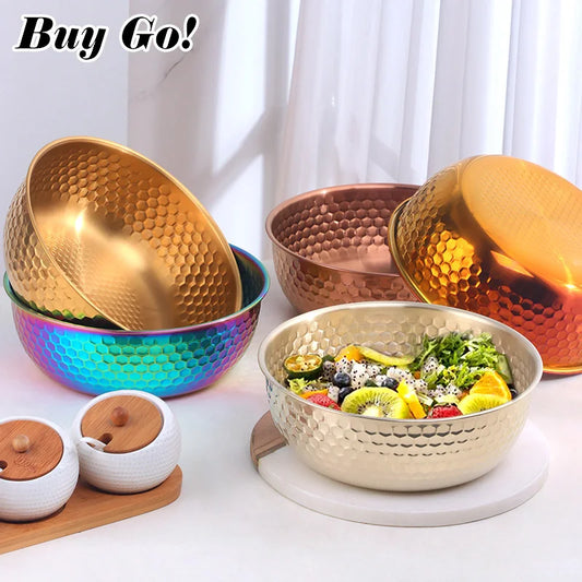 Stainless Steel Fruit Salad Bowl