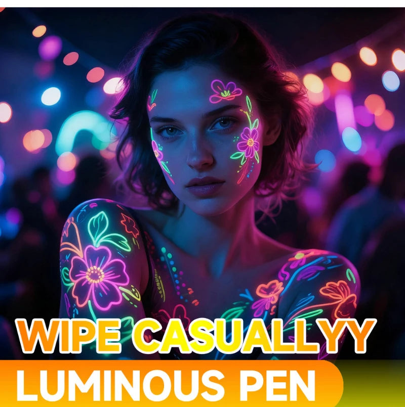 Fluorescent Face & Body Paint Pens