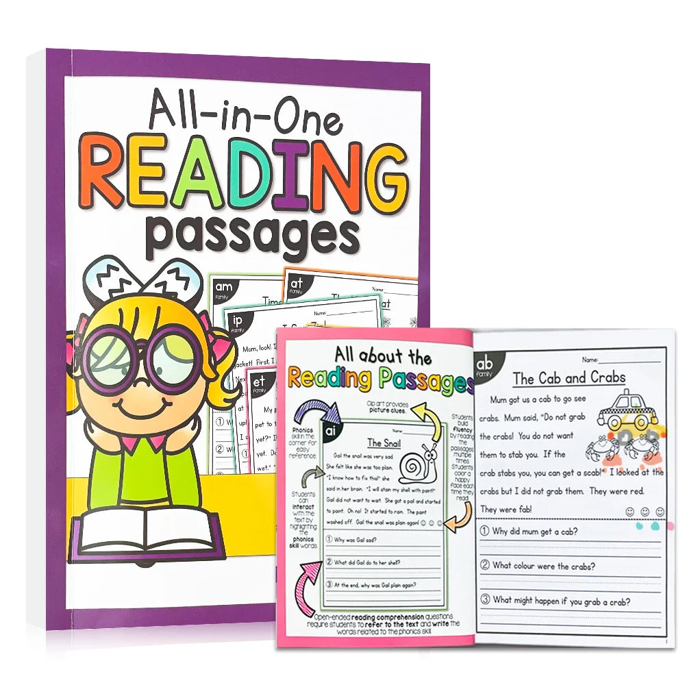 Reading Passages Comprehension Workbook