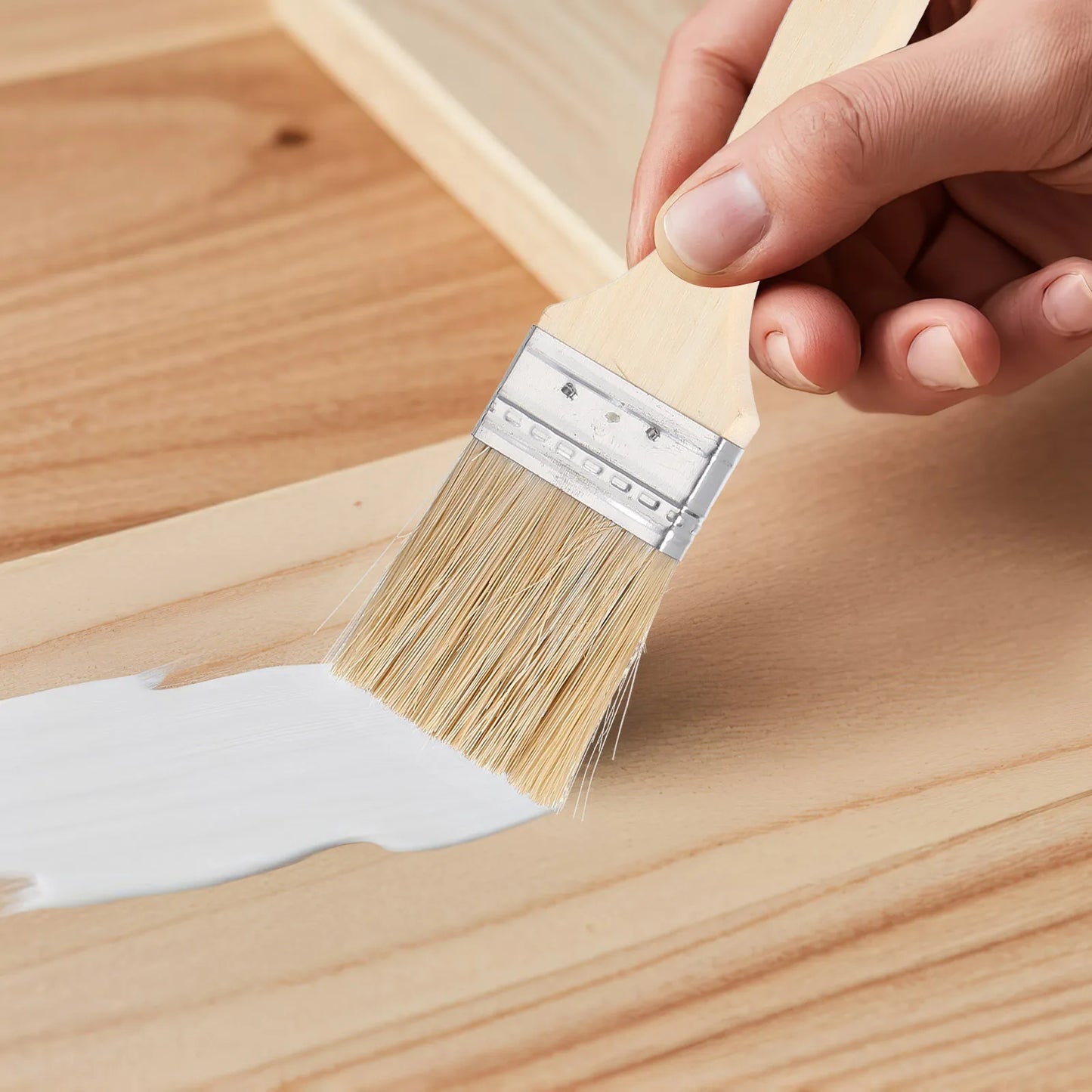 Multi-Purpose Paint Brushes with Wooden Handle