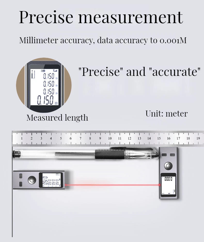 Smart Laser Distance Meter 30M